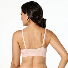 Rhonda Shear 2-pack Butterknit No Wire Underwire Bra with Lace
