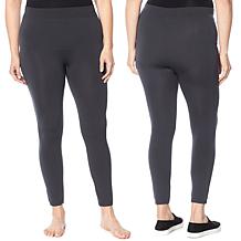 Rhonda Shear 2-pack Fleece Lined Legging - Petite