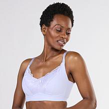 Rhonda Shear 2-pack Molded Cup Lace Bra with Invisible Edge