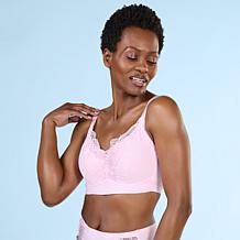 Rhonda Shear 2-pack Molded Cup Lace Bra with Invisible Edge