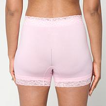 Rhonda Shear 2-pack Seamless Lace Boyshort