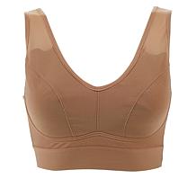 Rhonda Shear 3-pack Mesh Front Leisure Bra