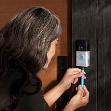 Ring Battery Doorbell Pro w/Color Night Vision & Ring Assist+