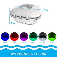 RIPPLE Floating Solar Pool Light with 9 Modes