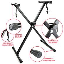 RockJam Multi-Function Light-Up Musical Keyboard