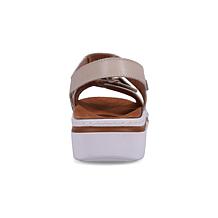 Ron White Francis Leather Footbed Sandal