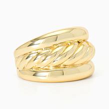 Rope and Polished Detail Ring