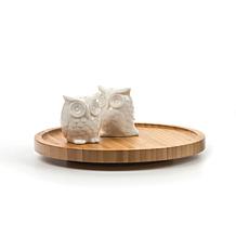 RSVP Bamboo Tool Crock Turntable