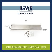 RSVP Deluxe 10" Magnetic Knife Bar