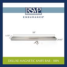 RSVP Deluxe 18" Magnetic Knife Bar