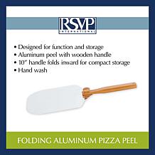 RSVP Folding Aluminum Pizza Peel