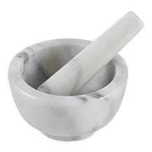 RSVP Marble Mortar and Pestle - White