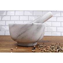 RSVP Marble Mortar and Pestle - White