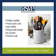 RSVP Marble Wine Cooler Tool Holder