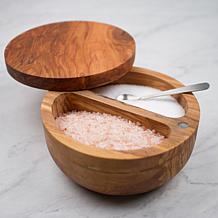 RSVP Olive Wood Salt Box