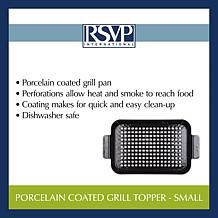 RSVP Porcelain Coated Grill Topper, Small