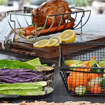 RSVP Porcelain Coated Grill Toppers - Set of 2