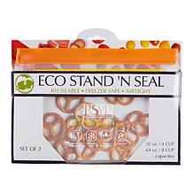 RSVP Set of 2 Eco Stand 'N Seal Bags