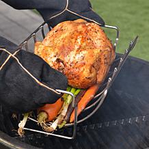 RSVP Stainless Steel Reversible Rib or Roast Rack