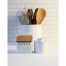 RSVP Stoneware Garlic Keeper