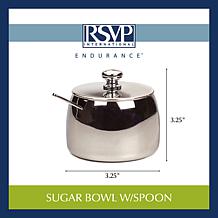 RSVP Sugar Bowl with Spoon