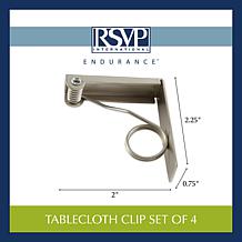 RSVP Tablecloth Clips - Set of 4