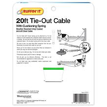 Ruffin' It Heavy Duty 20 ft.  Cable Tie-Out for Dogs, 1700#