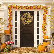 Safavieh 30" Faux Oakleaf & Eucalyptus Wreath