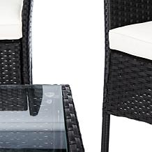 Safavieh Abdul 4-Piece Living Set - Black, Grey