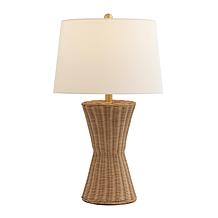 Safavieh Aitana Natural Rattan Table Lamp 15" x 15" x 26"
