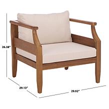 Safavieh Alta Chair 2-Piece Set, 29.92" x 29.13" x 26.38"