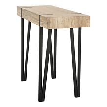 Safavieh Alyssa Mid-Century Rustic Rectangular Wood-Top Console Table