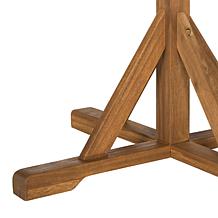 Safavieh Arcata Round Table - Teak Brown Finish