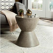 Safavieh Athena Concrete Accent Table - Gray