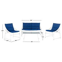 Safavieh Berkane 4-piece Outdoor Living Set