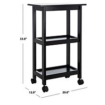 Safavieh Bevin 2-Shelf Kitchen Cart