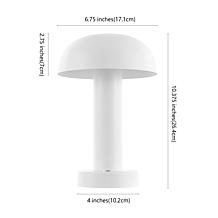 Safavieh Brahma Rechargeable LED Table Lamp 10.4" White
