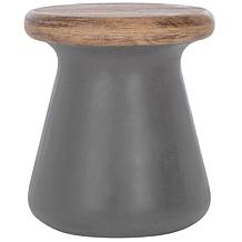 Safavieh Button Concrete Accent Table - Gray