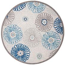 Safavieh Cabana Clover 6'-7" Round Indoor/Outdoor Rug