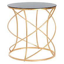 Safavieh Cagney Accent Table - Black/Gold