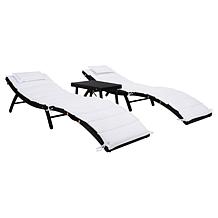 Safavieh Carew 3-Piece Sun Lounger Set
