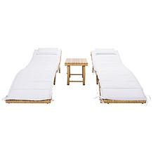 Safavieh Carew 3-Piece Sun Lounger Set