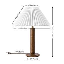 Safavieh CHLO 20" Dark Brown Resin Table Lamp