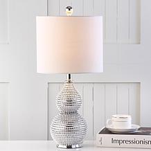 Safavieh Clarabel Chrome 20" Table Lamp
