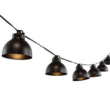 Safavieh Claudie 10-Light Black Outdoor String Light 120"