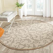 Safavieh Courtyard Gillian 5'3" x 5'3" Round Rug