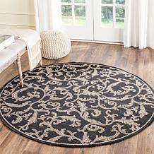 Safavieh Courtyard Gillian 5'3" x 5'3" Round Rug