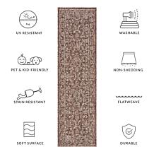 Safavieh Courtyard Owen 2'-3" X 8' Indoor/Outdoor Rug