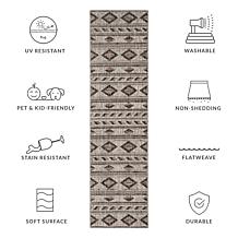 Safavieh Courtyard Theodore 2'-3" X 8' Rug