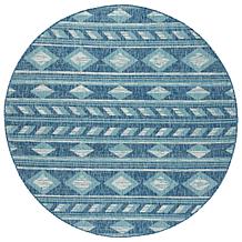 Safavieh Courtyard Theodore 6'-7" X 6'-7" Round Rug